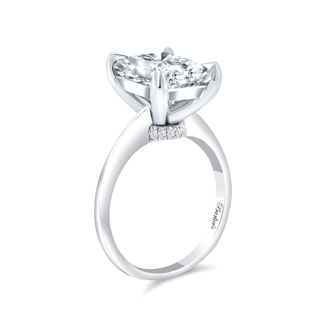 5 Carat Radiant Cut Moissanite Ring Image 2