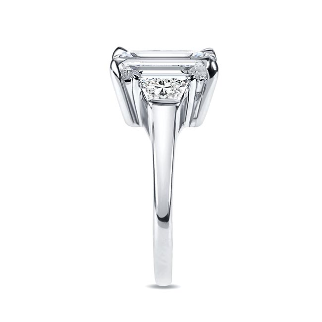 Emerald Cut 5 Carat Moissanite Ring Image 2