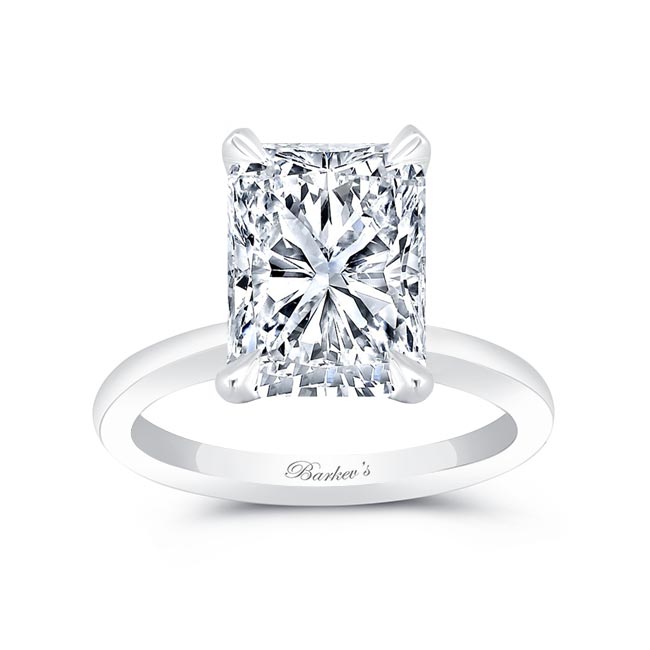 5 Carat Radiant Cut Diamond Solitaire Ring