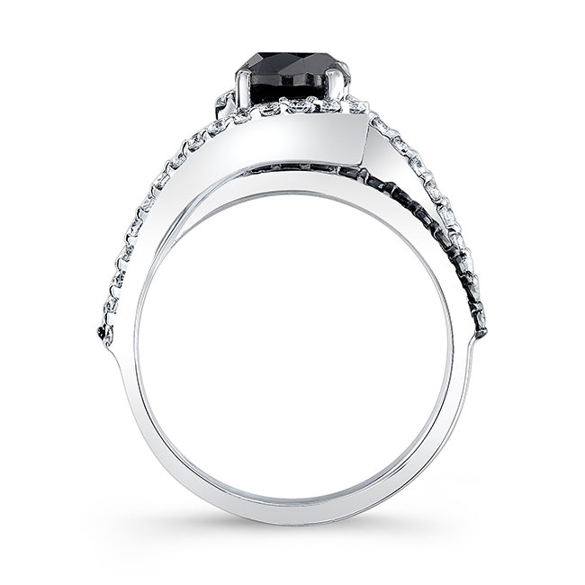 1 Carat Black Diamond Ring Image 2