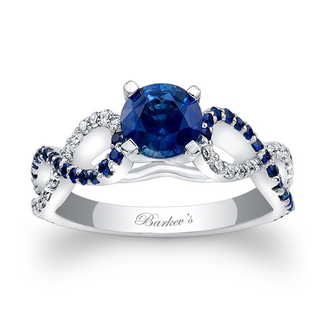 Sapphire Infinity Ring