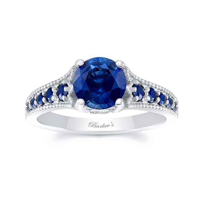 Blue Sapphire Vintage Ring