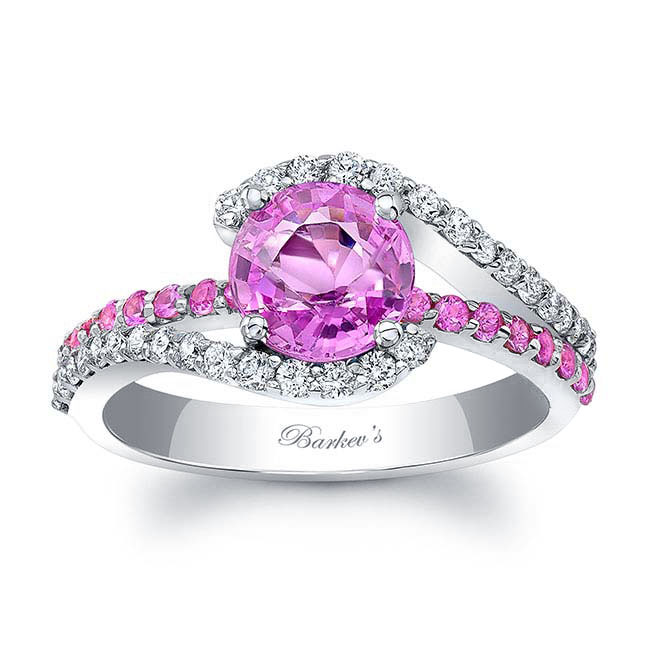 1 Carat Pink Sapphire Ring