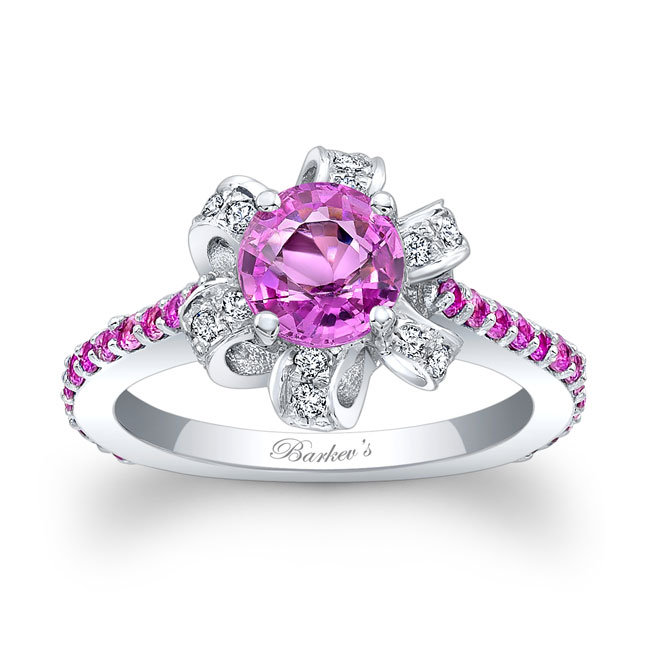 Ribbon Pink Sapphire Ring