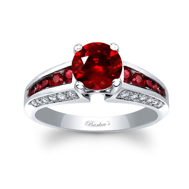 Ruby Channel Set Ring