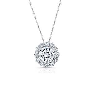 Photo of a diamond necklace