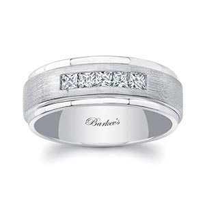 White Gold Wedding Bands For Men