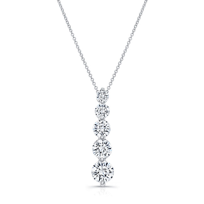 Lab Grown Diamond Drop Necklace