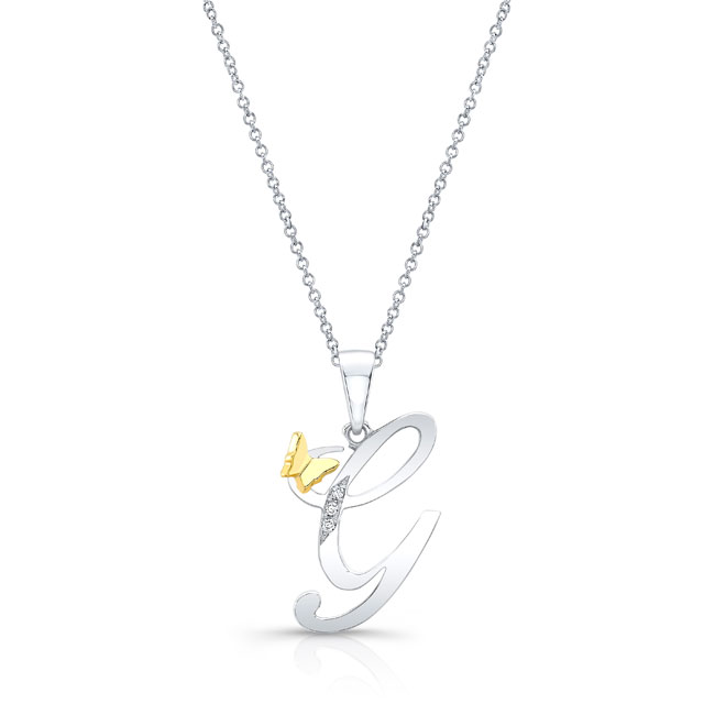 G Initial Necklace