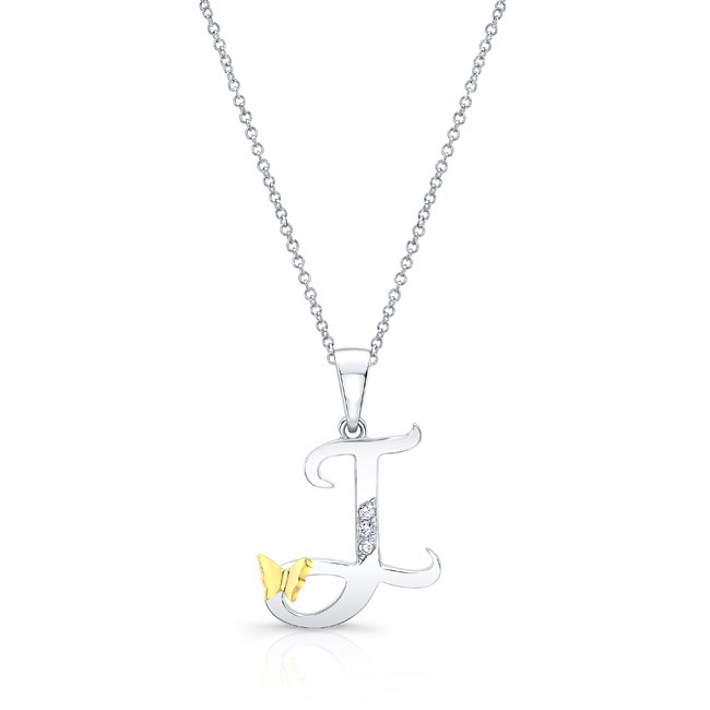 J Initial Necklace