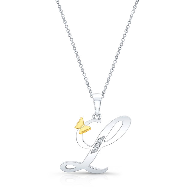 L Initial Necklace