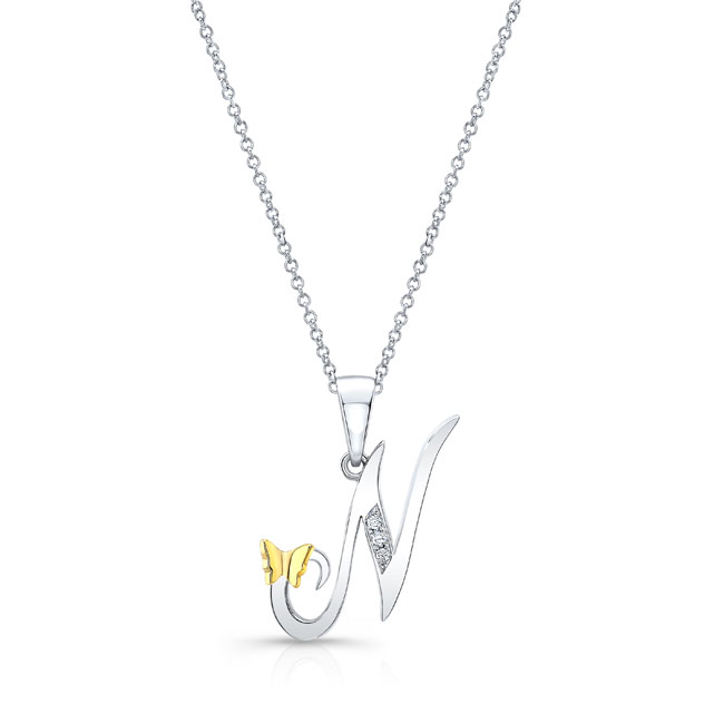 N Initial Necklace