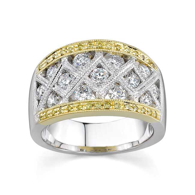 5 Row Diamond Band