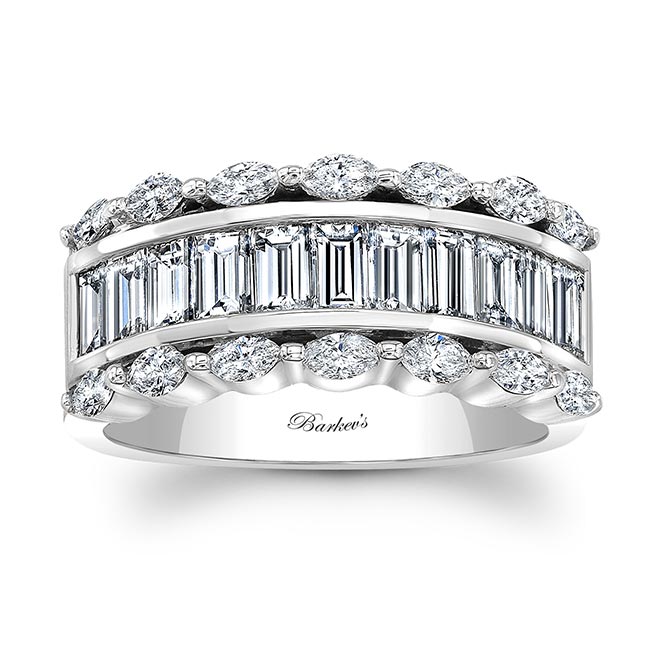 Baguette Wedding Band