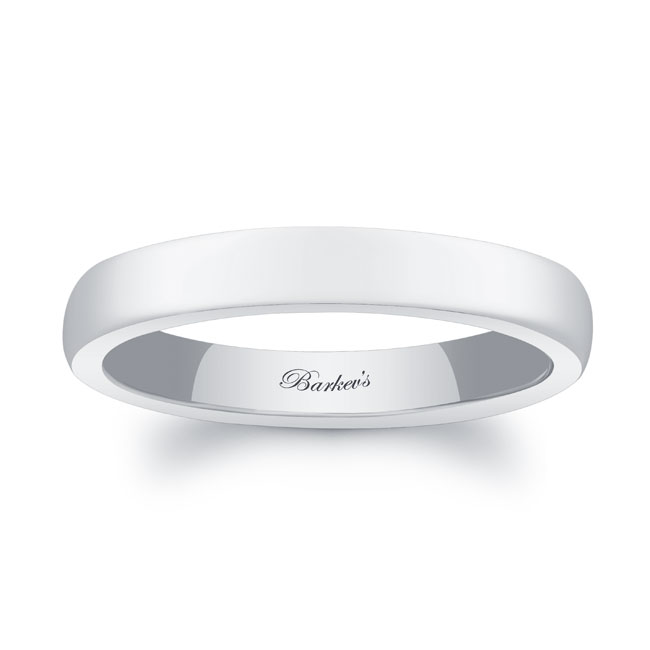 3mm Domed Wedding Band