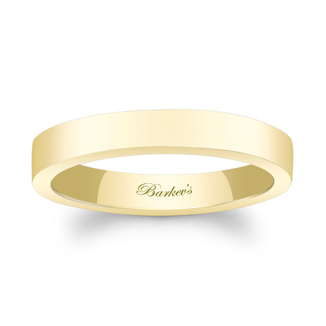 Yellow Gold 3mm Wedding Band