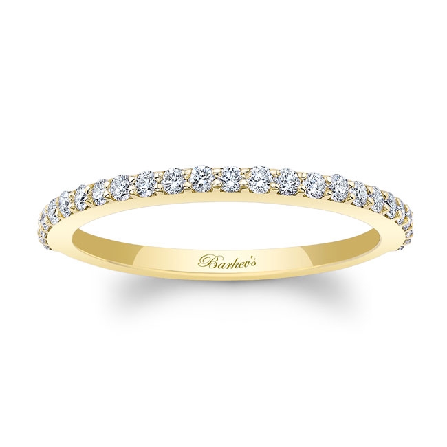 Yellow Gold Women's Diamond Wedding Band