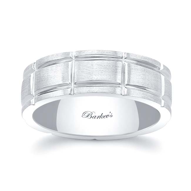 Wide Plain Men's Wedding Band