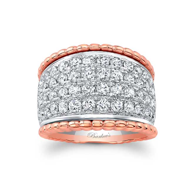 Four Row Diamond Band