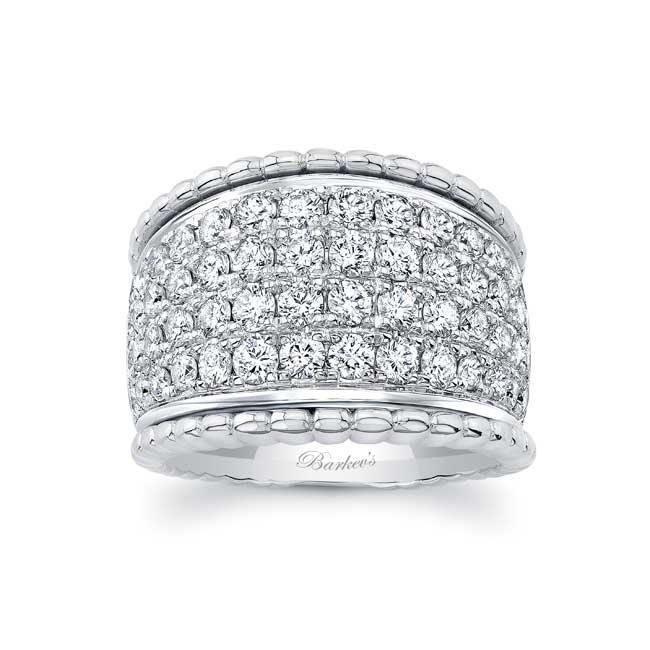 Four Row Diamond Band